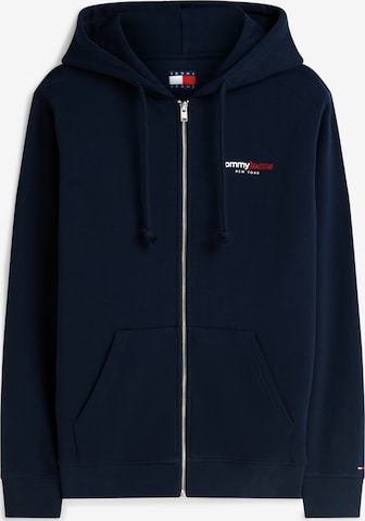 Tommy Jeans Sweat jacket 'DNA' in Blue: front