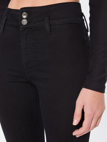 JDY Flared Jeans 'New Nikki' in Zwart