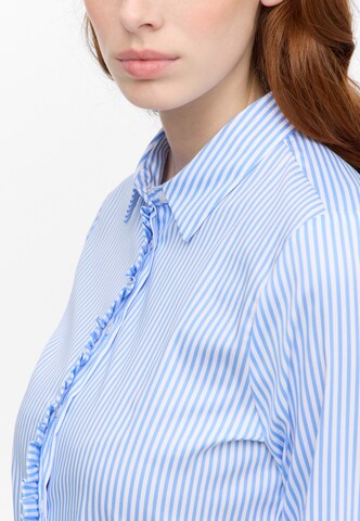 ETERNA Blouse 'FITTED' in Blue: front