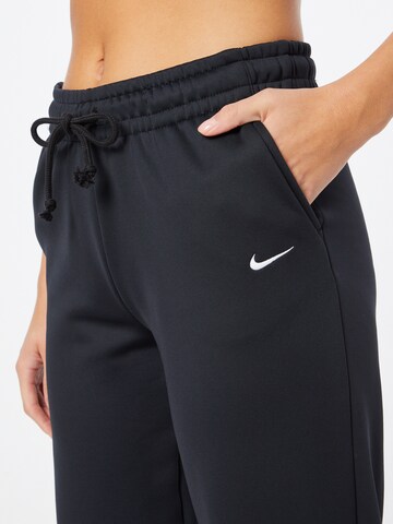 NIKE Loosefit Sportovní kalhoty – černá