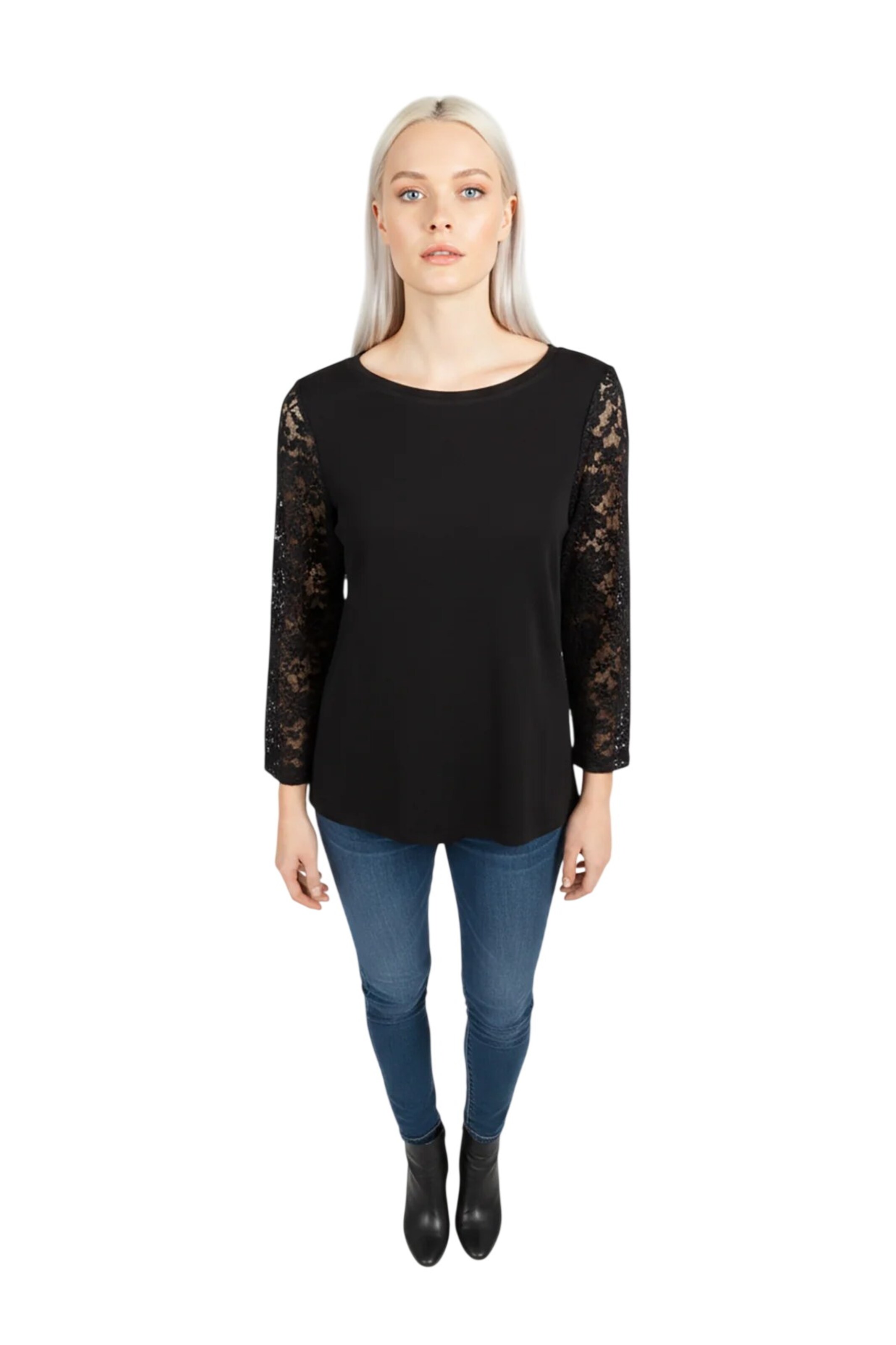 Alexa Dash Blouse in Zwart