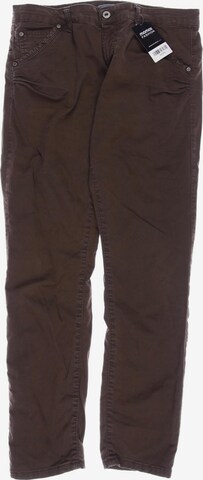 PLEASE Jeans in 27-28 in Brown: front