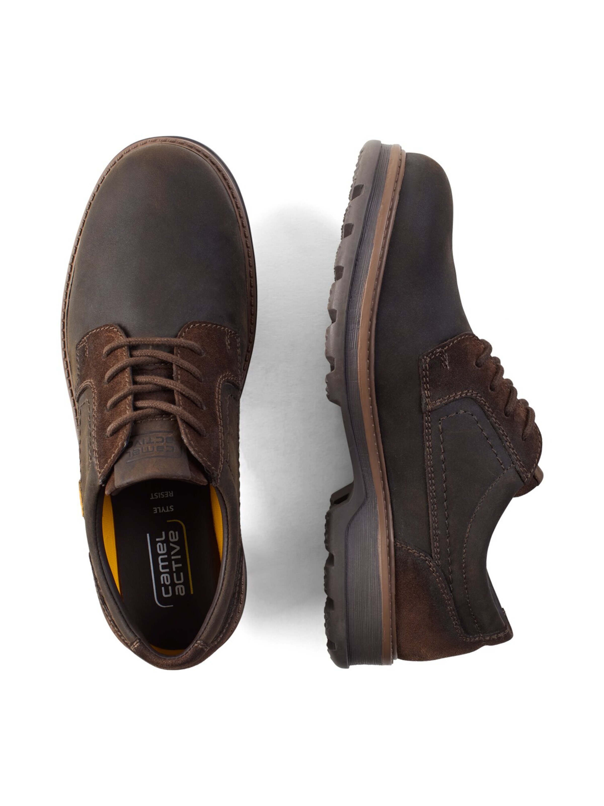 CAMEL ACTIVE Schnürschuh aus echtem Leder in Braun