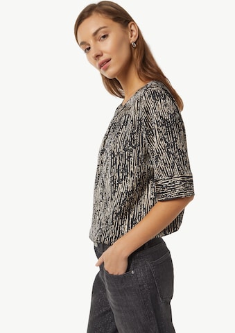 Chemisier comma casual identity en noir