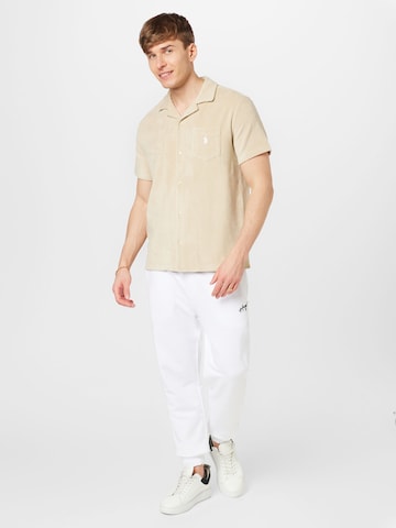 Polo Ralph Lauren Regular Fit Hemd in Beige