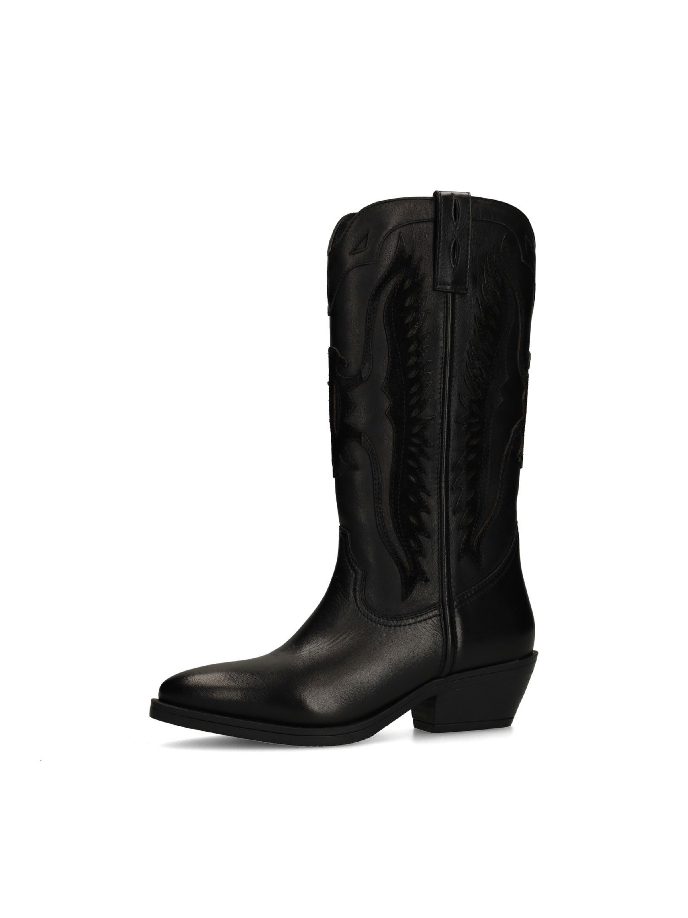 Boots SACHA en noir : devant