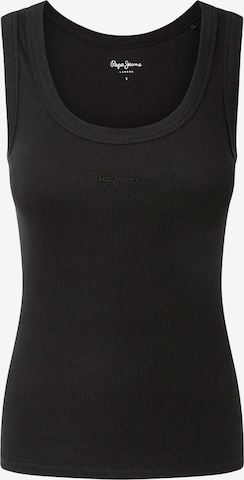 Pepe Jeans - Top 'LANE' en negro: frente