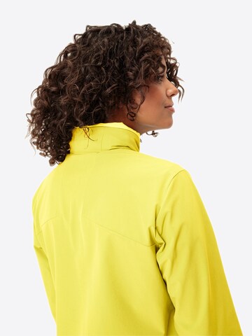 VAUDE Sports jacket 'W Cyclist Air J' in Yellow