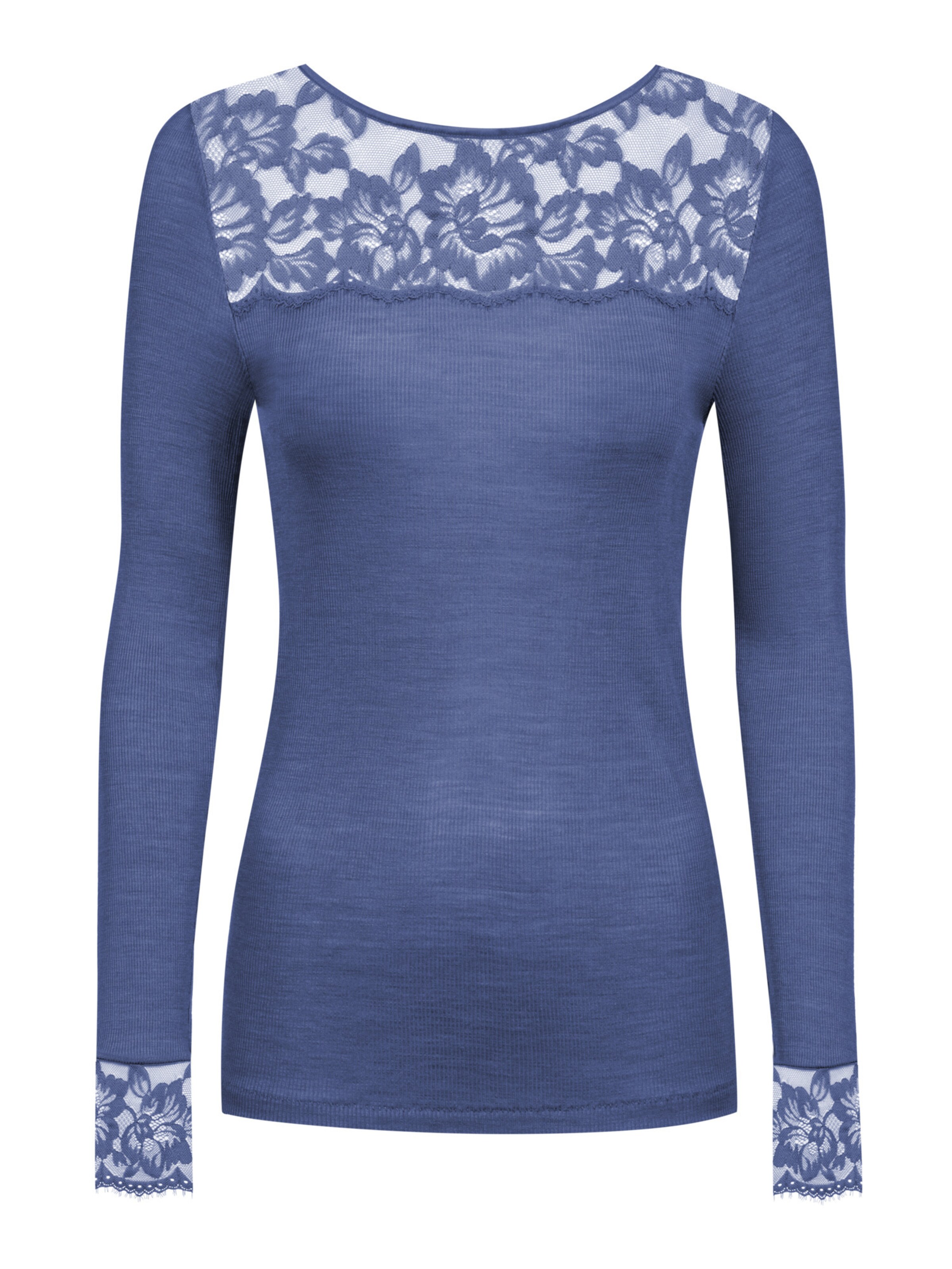 Maillot de corps 'Wool Love' Mey en bleu : devant