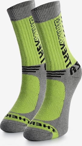 Crea Socks Sportsokken 'PRO-TECH' in Groen: voorkant
