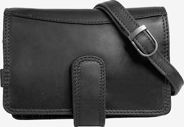 Cluty Umhängetasche in Schwarz: Vorderseite