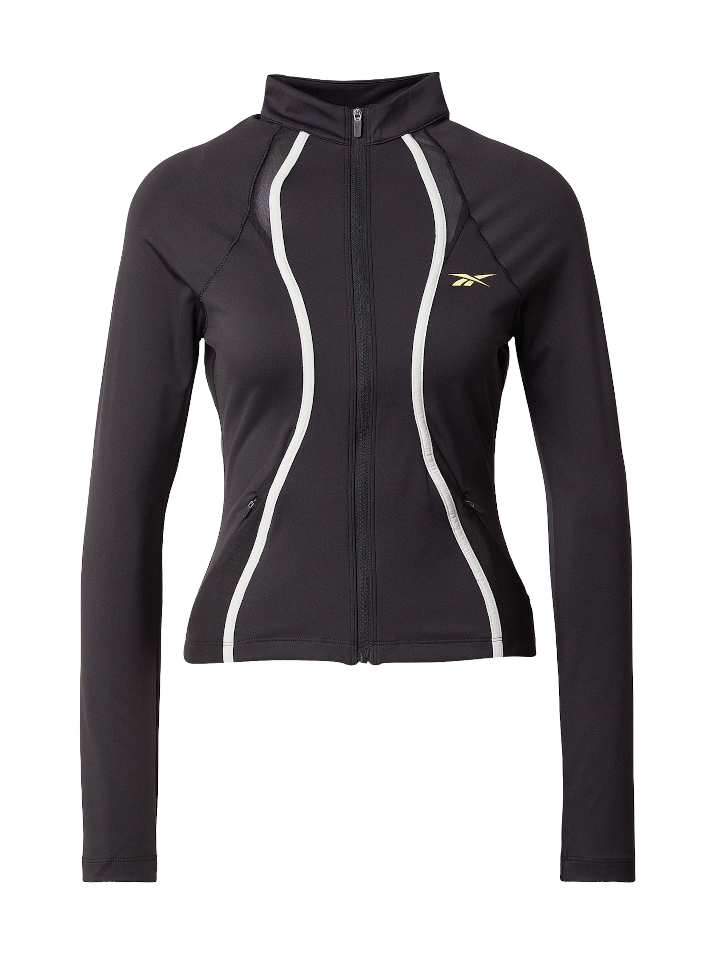 Reebok Спортивная куртка в Черный / Белый, Обзор товара