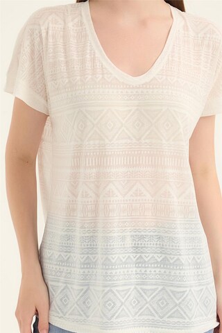 HOME STORE T-Shirt 'Devoreli' in Weiß