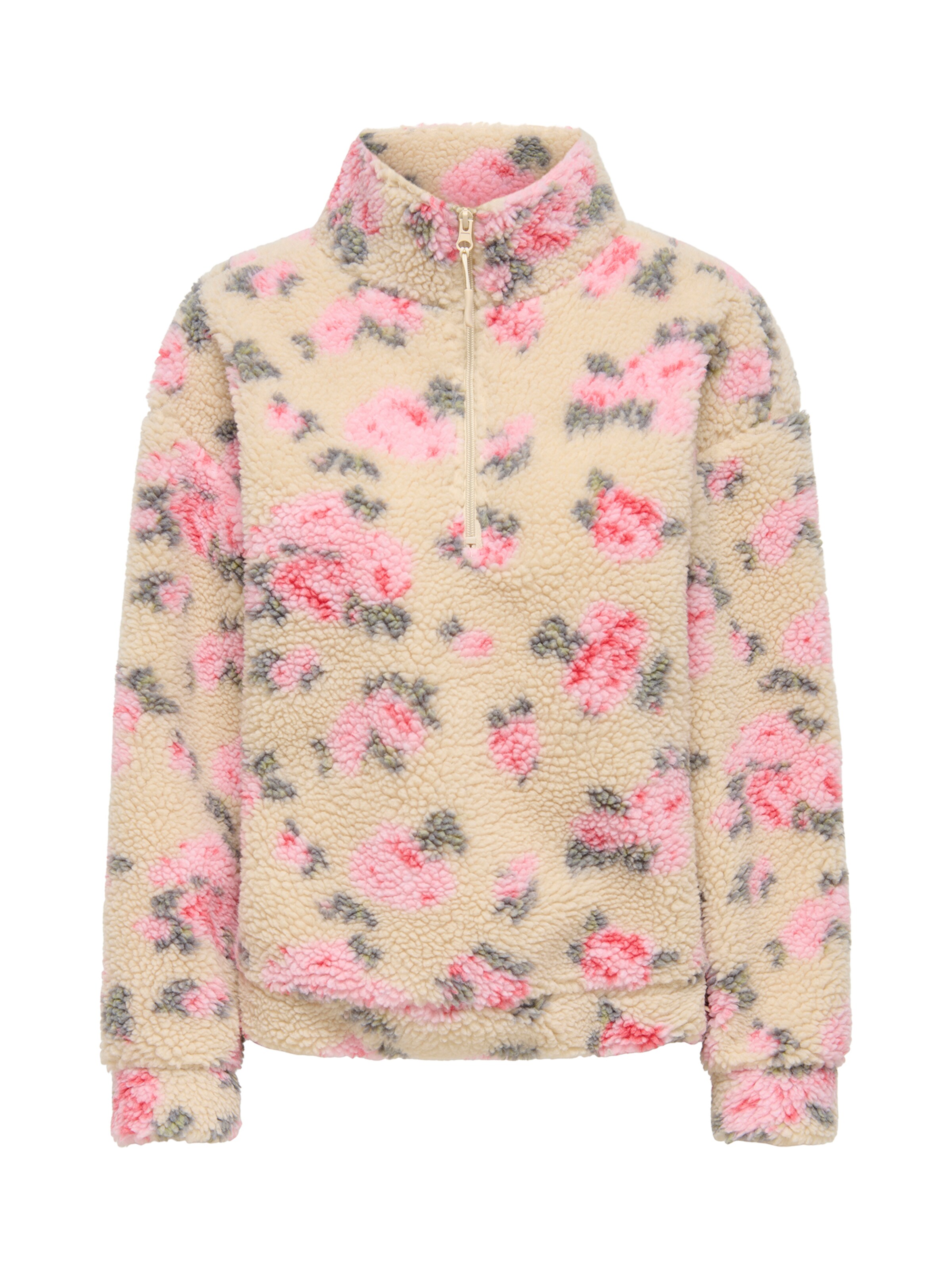 ONLY Sweater 'ONLNEW JANNE' in XS in Cream / Rose / Raspberry, Item view