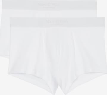 Boxers ' Iconic Rib ' Marc O'Polo en blanc : devant