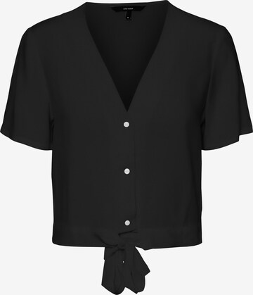 VERO MODA Blouse in Zwart: voorkant