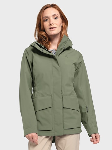 Schöffel Outdoorjacke 'Geneva' in Grün: predná strana