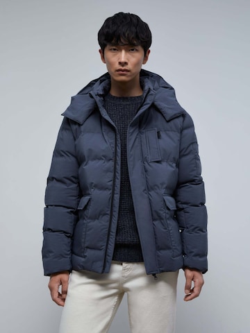 Scalpers Winter Jacket 'Komiya' in Blue