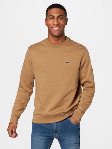 LACOSTE Sweatshirt in Bruin: voorkant