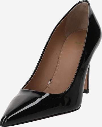 BOSS Black - Zapatos con plataforma 'Janet' en negro: frente