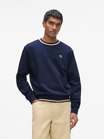 Karl Lagerfeld Sweatshirt in Blue: front