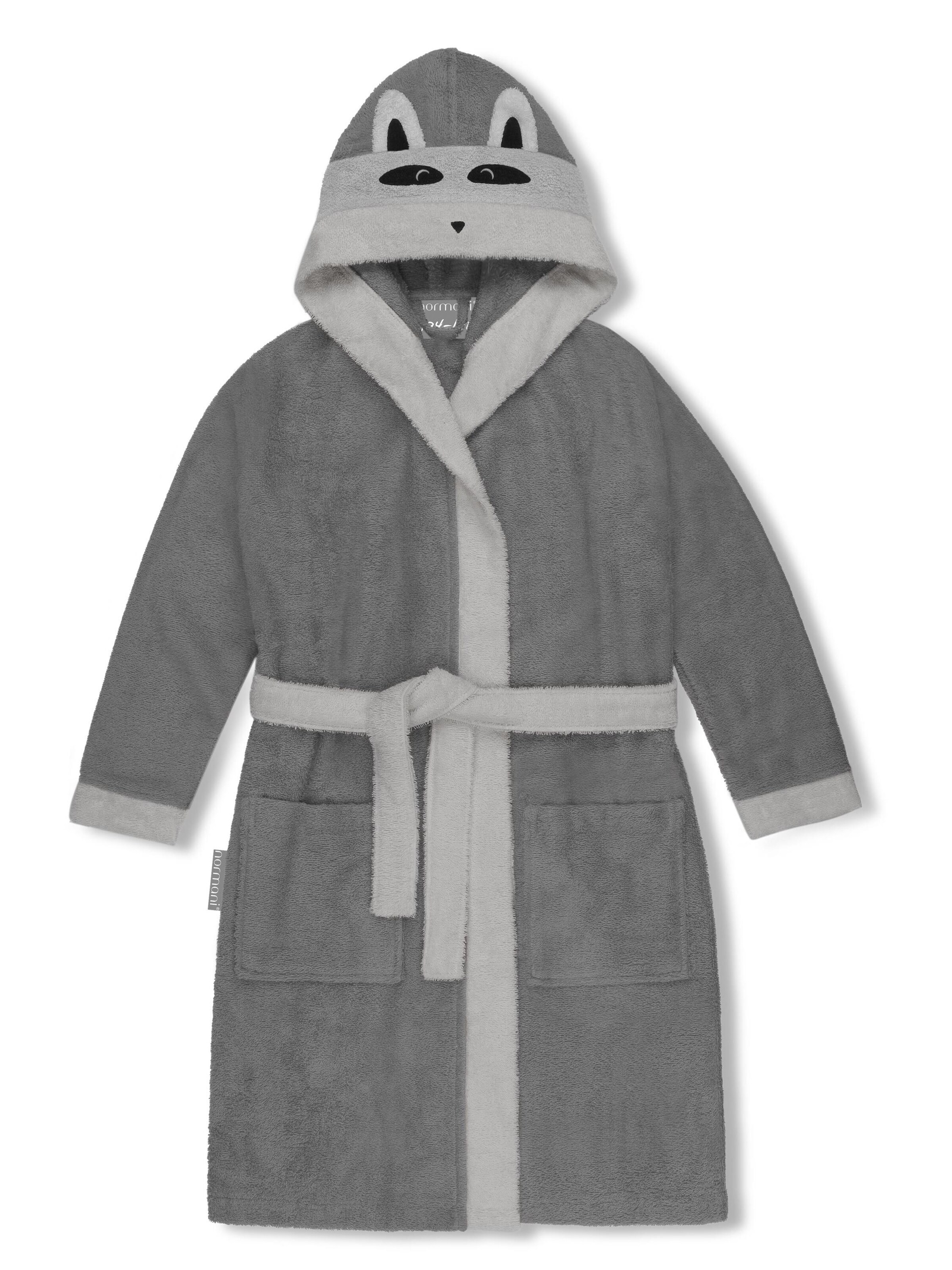 Peignoir ' Malia ' normani en gris : devant