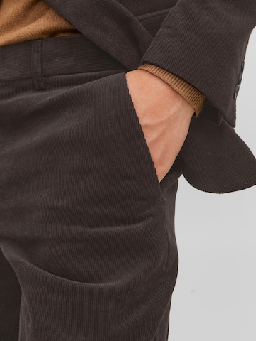 JACK & JONES - regular Pantalón de pinzas en marrón