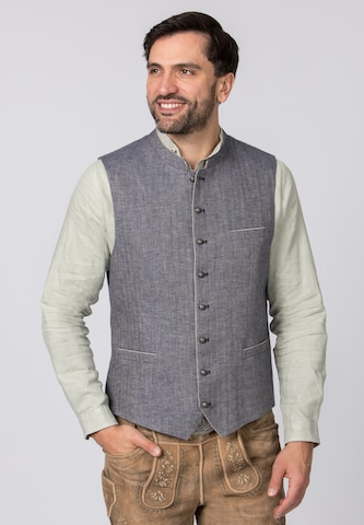 STOCKERPOINT Traditional vest 'Lucio' in Blue: front