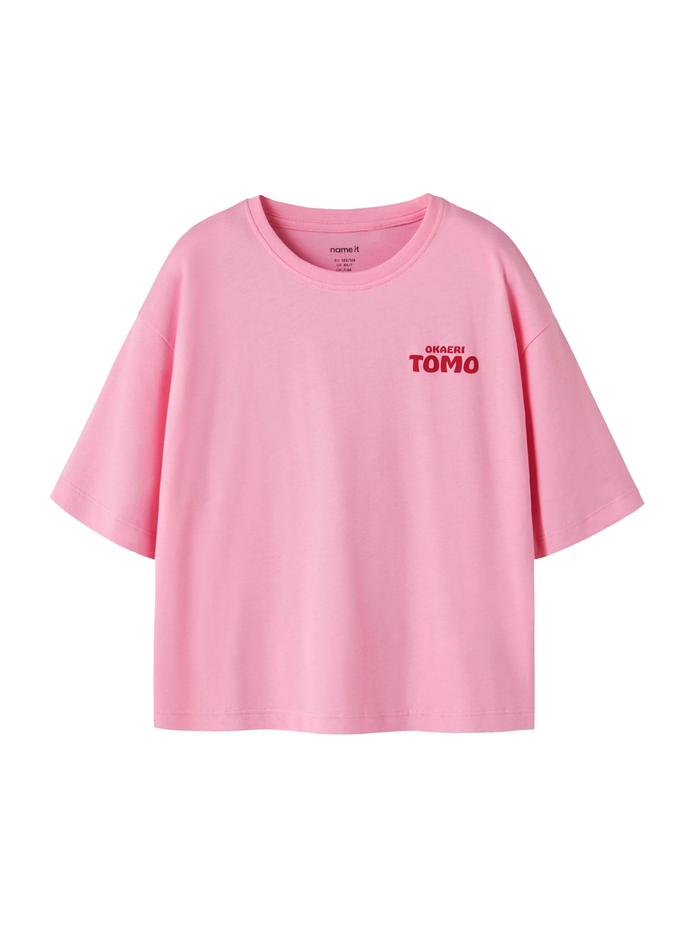 NAME IT Shirt 'NKFJULMO' in Pink: front