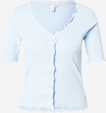 Cardigan QS en bleu : devant