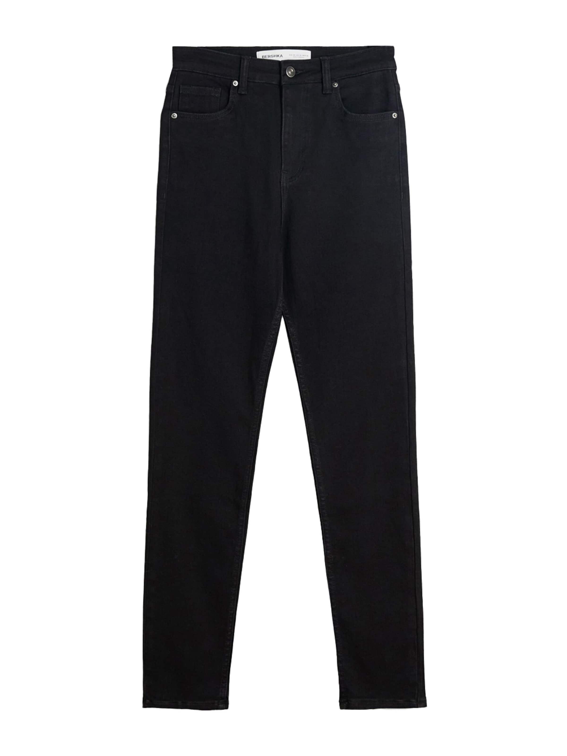 BershkaTraperice - crna boja: prednji dio