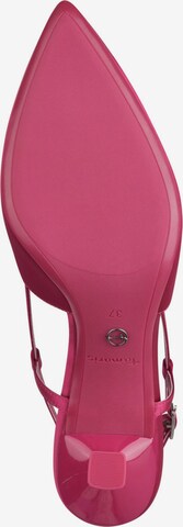 TAMARIS Slingback Pumps in Pink