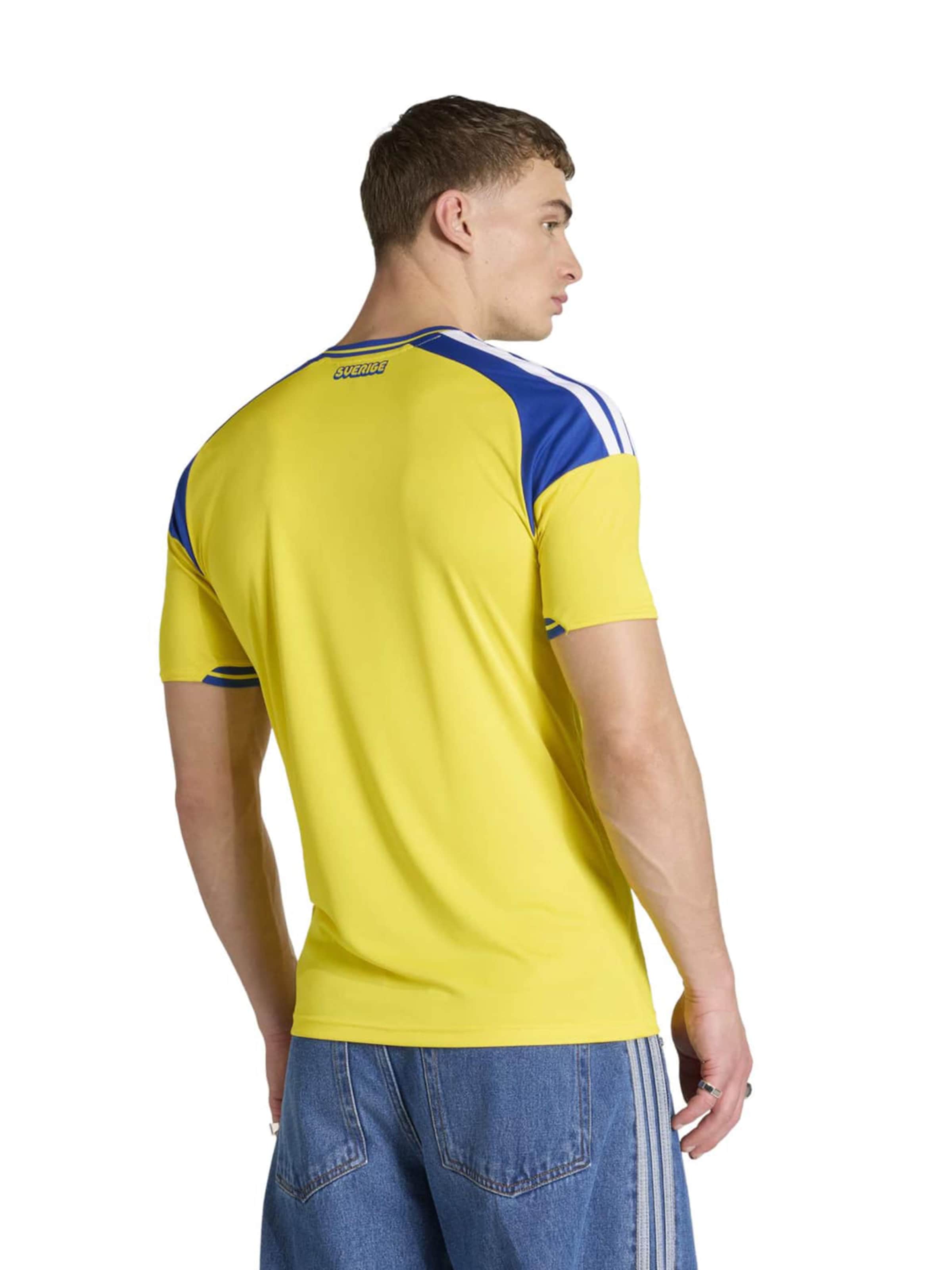 ADIDAS PERFORMANCE Αθλητική φανέλα 'Sweden 26 Home' σε κίτρινο