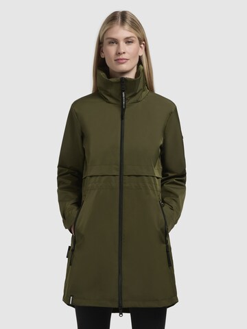 Cappotto di mezza stagione 'NARIN' di khujo in verde: frontale