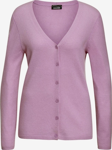 Cardigan Goldner en violet : devant