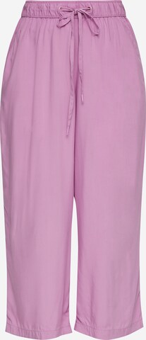 QS Wide leg Pants in Purple: front