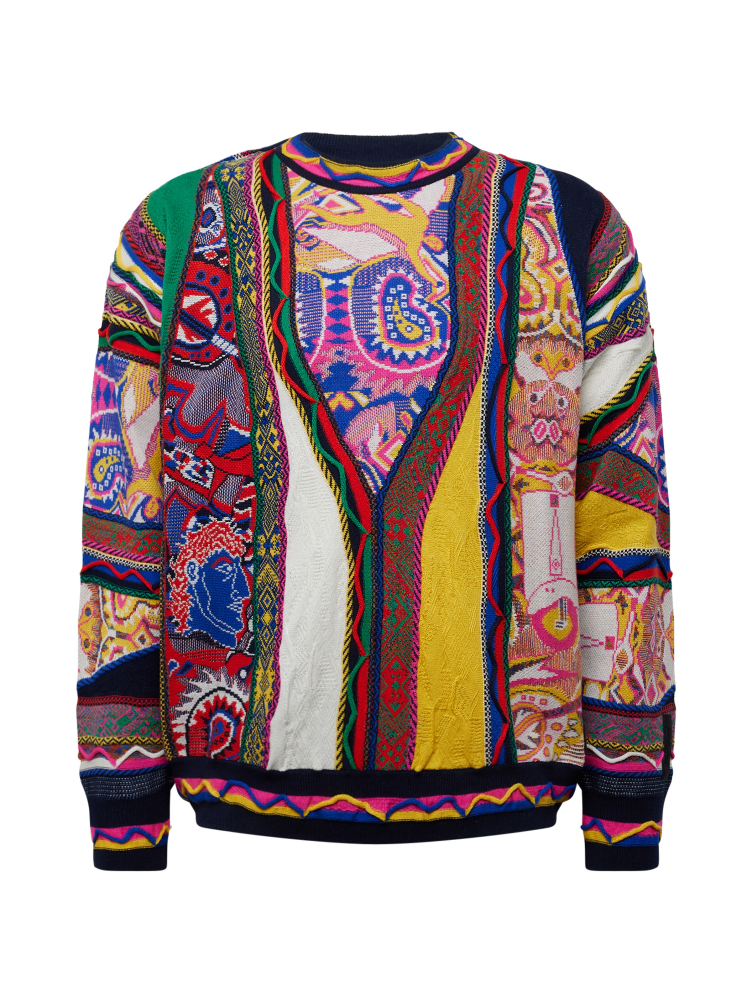 Carlo Colucci Sweater 'Deluggi' in Mixed colours: front