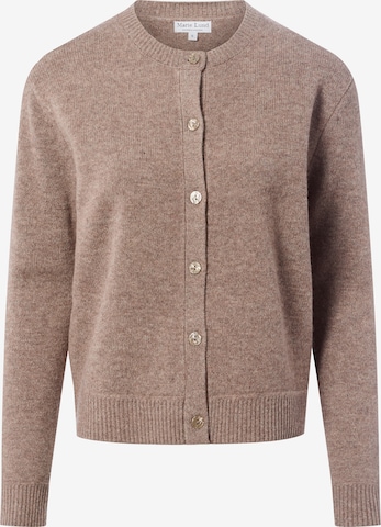 Cardigan Marie Lund en marron : devant
