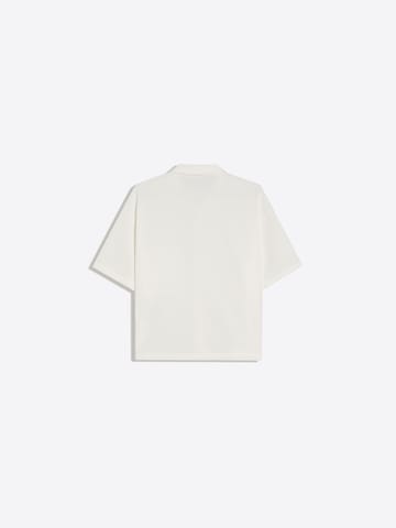 Bershka Comfort Fit Hemd in Weiß