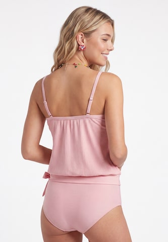 IZIA - Soutien Bustier Tankini em rosa