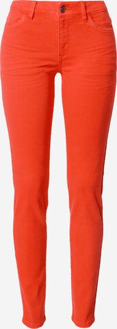 ESPRIT Liibuv Teksapüksid, värv punane: eest vaates