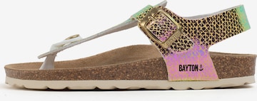 Bayton Sandal 'Rhea' i guld: framsida