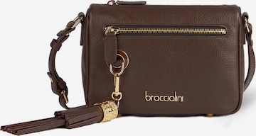 Borsa a spalla 'Margot' di Braccialini in marrone: frontale