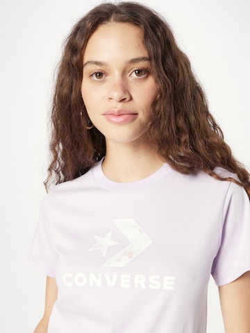 CONVERSE T-shirt i lila