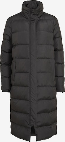 VILA Χειμερινό παλτό 'Camisa' σε μαύρο: μπροστά