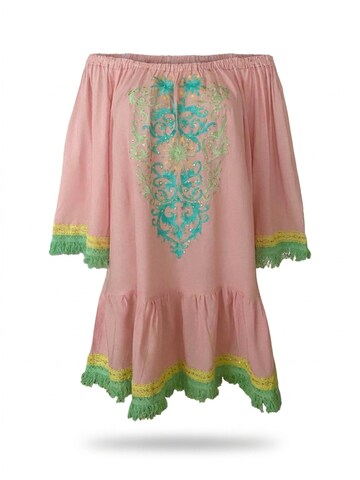 Miss June - Vestido 'Robe Courte Azra' en rosa: frente