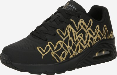 SKECHERS Sneaker 'Uno' in goldgelb / schwarz, Produktansicht