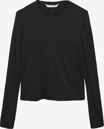 MANGO Shirt 'BLAIR' in Zwart: voorkant