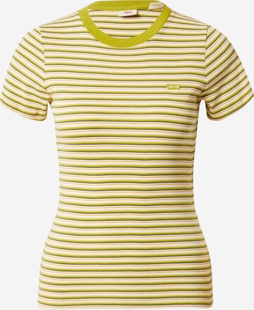 LEVI'S ® Póló 'Rib Baby Tee' - bézs: elől