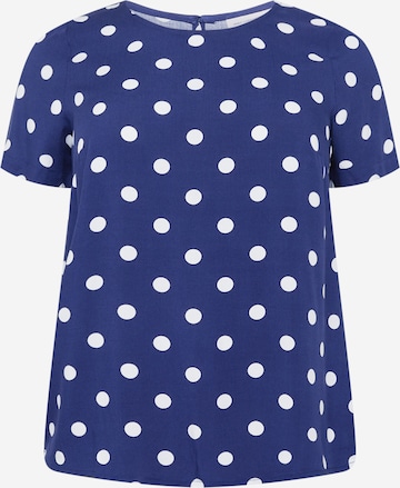 Camicia da donna 'ANITA' di ONLY Carmakoma in blu: frontale